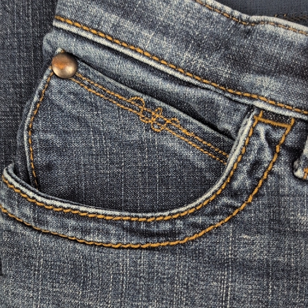Wrangler Women's Dark Blue Boot Cut Jeans POSSIBLE SIZE 14 no Tag - Picture 4 of 10